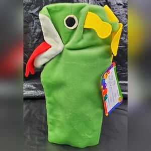 Baby Einstein Bard Drizzle the Green Dragon Hand Puppet Kids II Toy - NWT